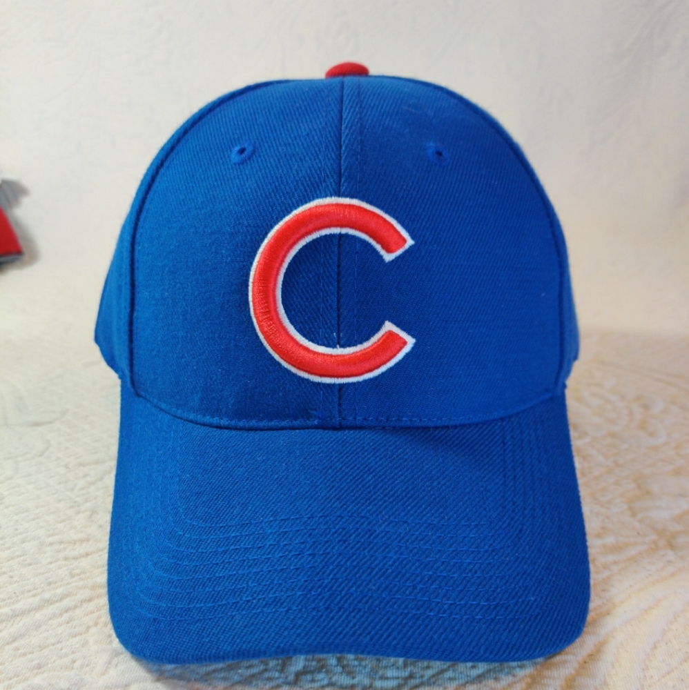 Vintage MLB Chicago Cubs Outdoor Cap Company Blue With Red C Logo New